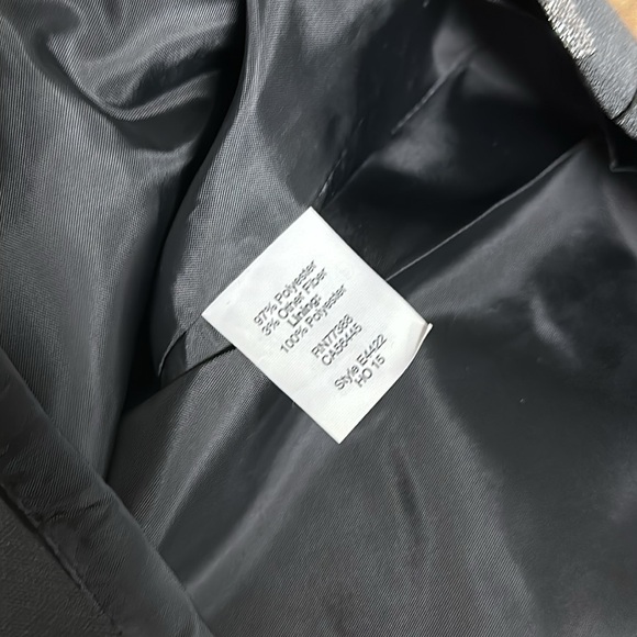 J Crew nwt black polka dot metallic shiny silver print party midi dress - Picture 6 of 7